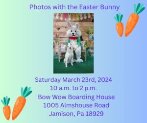 Photos with Easter Bunny & Pets @ Bow Wow Boardinghouse @ Bow-Wow Boardinghouse