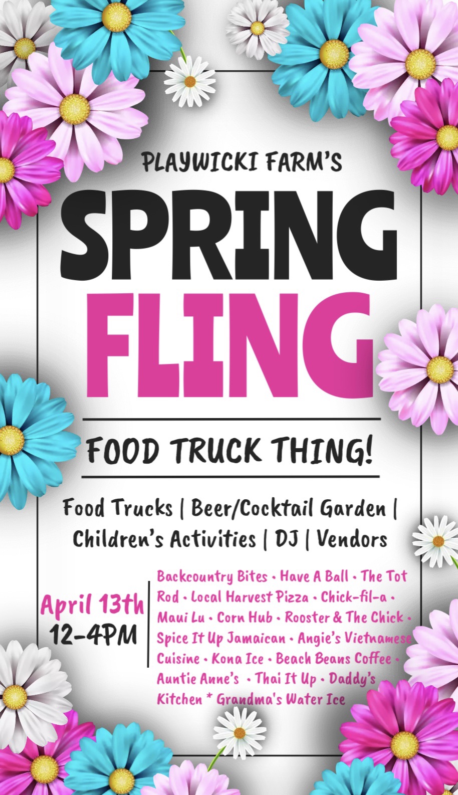 Jax’s at Spring Fling Food Truck Thing @Playwicki Farm