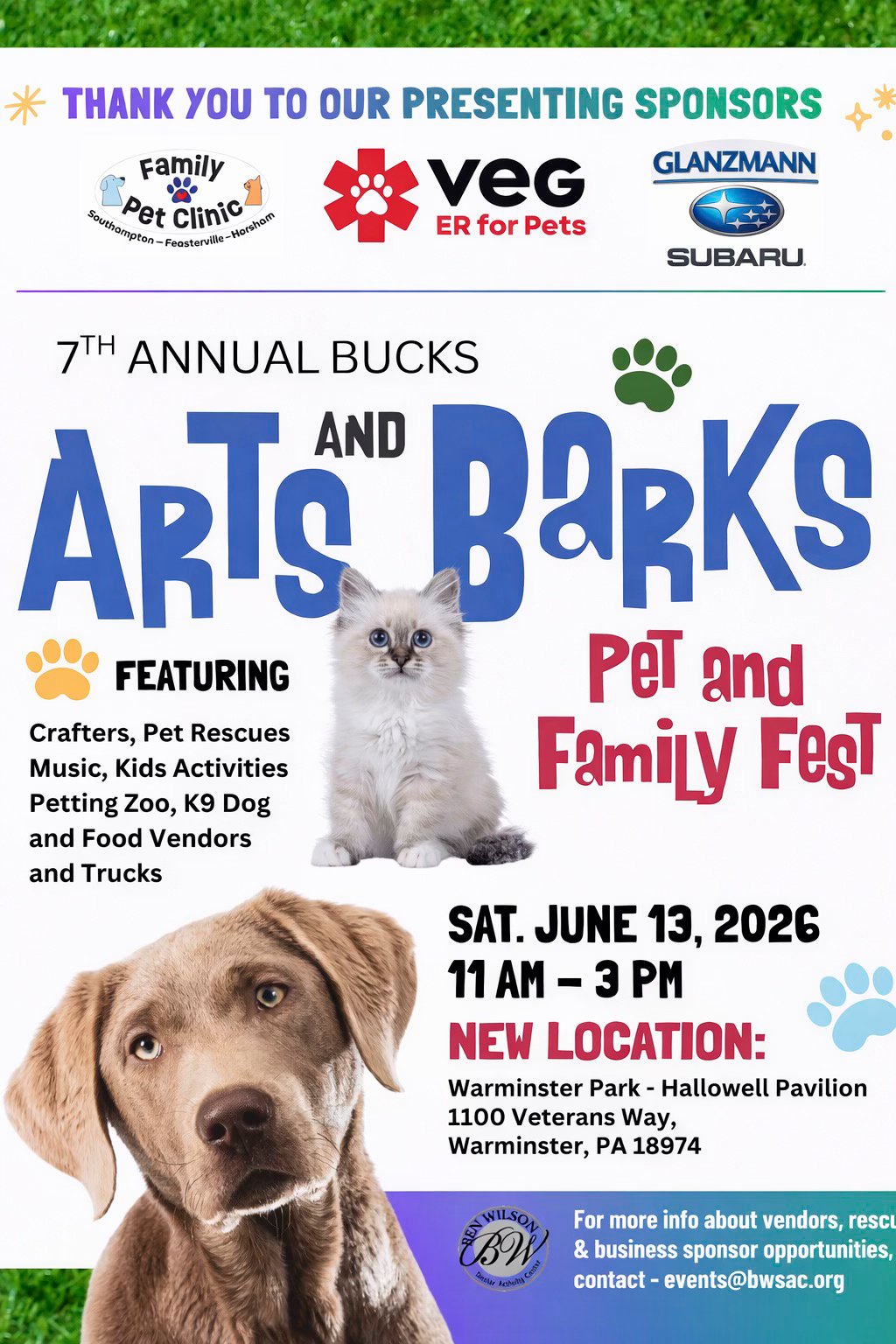 Jax’s at 7th Annual Bucks Arts and Barks Pet & Family Fest