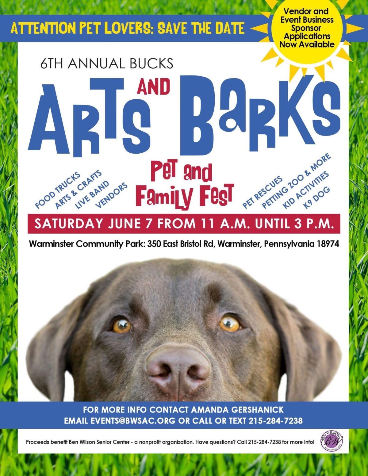 Jax’s at Bucks Arts and Barks Pet & Family Fest