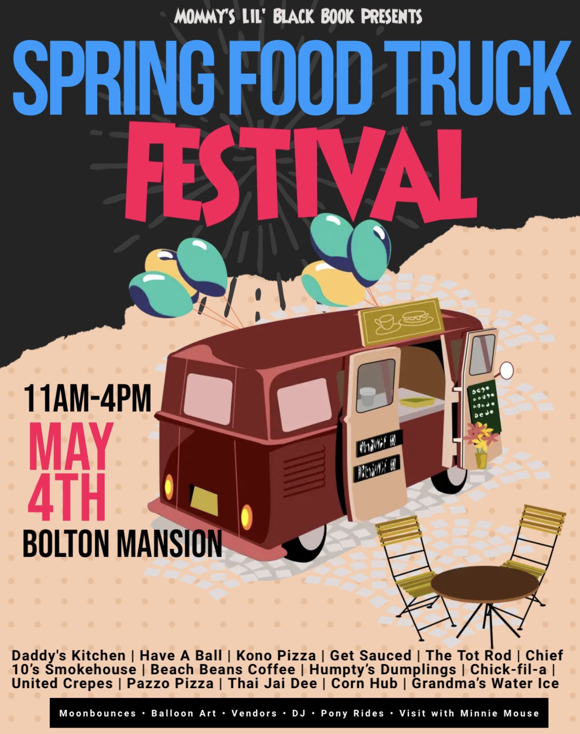 Jax’s at Spring Food Truck Fest @Historic Bolton Mansion