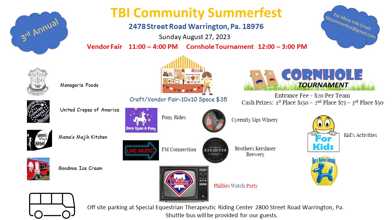 Jax’s at 3rd Annual TBI Summerfest – Craft & Vendor Fair – Cornhole Tournament