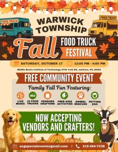 Jax's at Warwick Township Fall Food Truck Festival @ Middle Bucks Institute of Technology